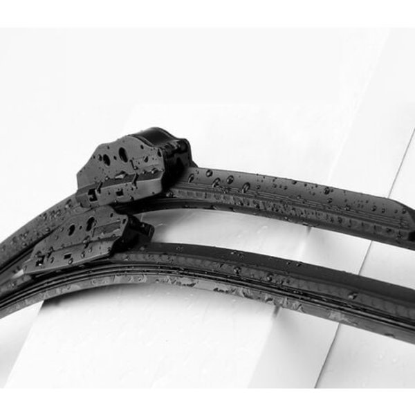 2 st Tysta Multifunktionella Vindrutetorkarblad Utan Benblad U-Krok Torkarlist (16 tum/400 mm)