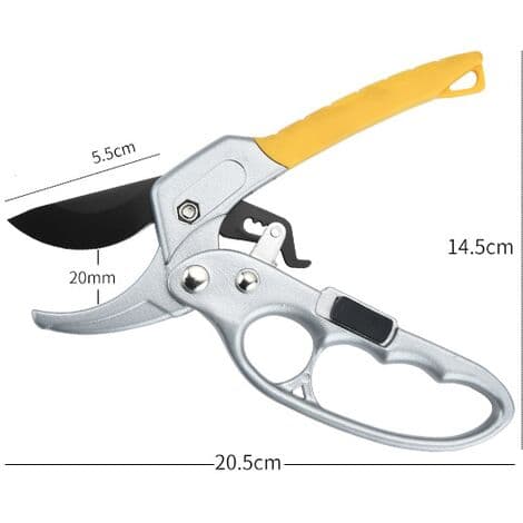 Beskærningssaks med lige blade, Non-stick belagte stålblad