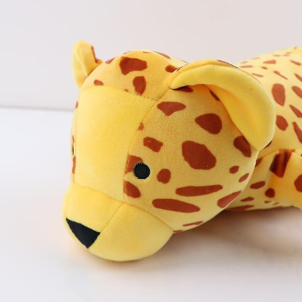 Dinosaur Viktplysch Leksak Dinosaur Viktplysch Kudde Orange leopard 38CM