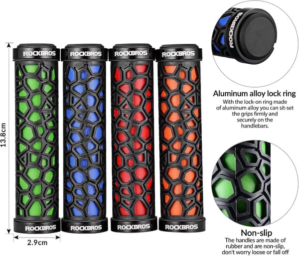 1 par MTB-styregrep, acex ergonomisk sykkelgrep 2