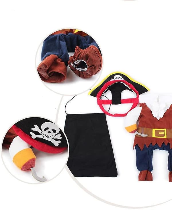 Piratdrakt for Hund(er)