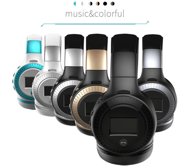 Trådlöst Bluetooth-headset för huvudet, spelheadset för dator, mobiltelefon (svart)