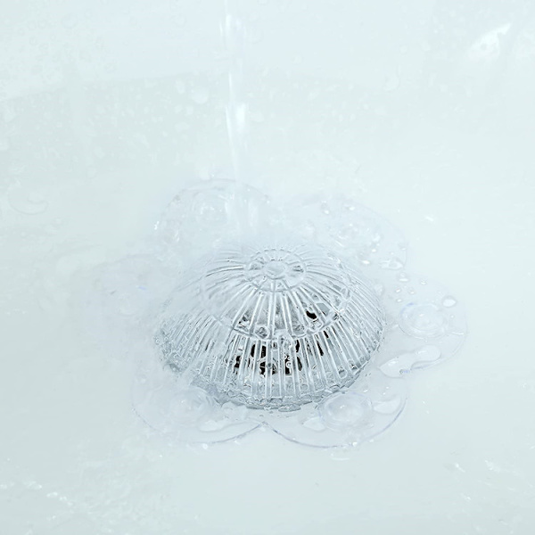 Hårfångare Avloppsskydd (Plast, 5\" Diameter, Klar), 2