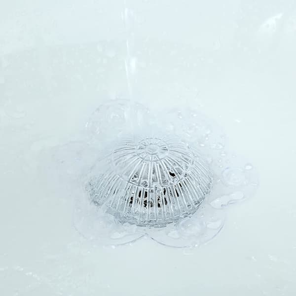 Hårfanger Afløbsbeskyttere (Plastik, 5\" Diameter, Klar), 2