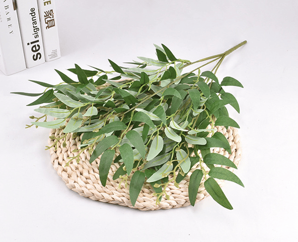 3 st gröna pilblad simuleringsbukett,