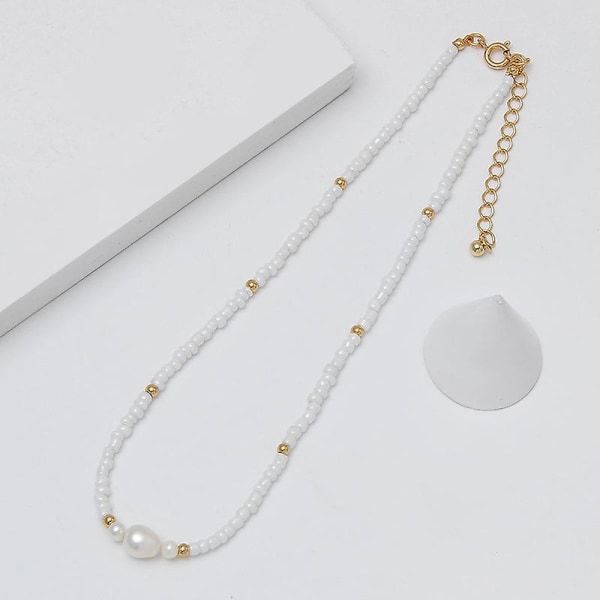 Halsband Pearl Asymmetrical Fashion Smycken Ac7021 C021