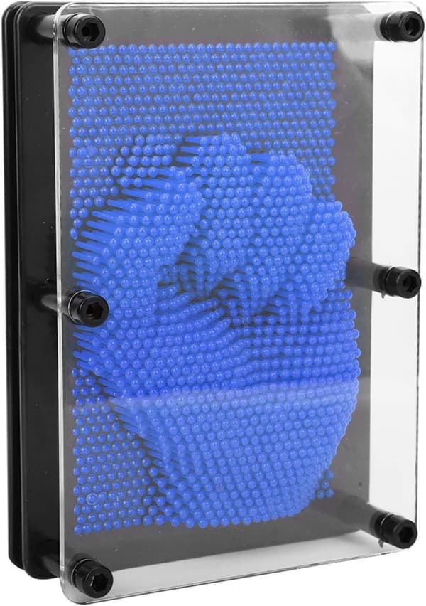 1 stk blå 3D klon håndstøpeform, 3D nål håndtrykt