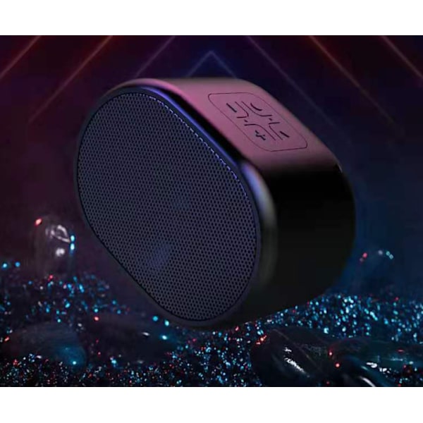 Trådløs Bluetooth-højttaler, mini-højttaler, subwoofer Bluetooth-højttaler (den sorte)