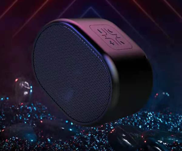 Trådløs Bluetooth-højttaler, mini-højttaler, subwoofer Bluetooth-højttaler (Rød)