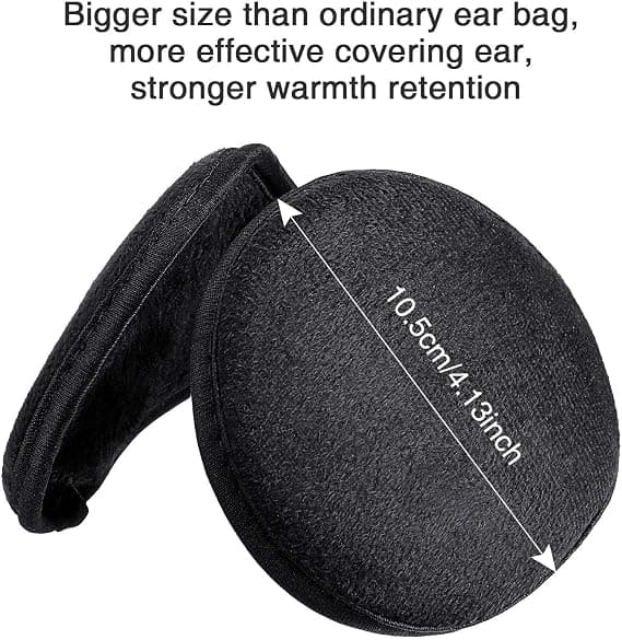 2-pack Vinter Fleece Öronmuffar Fleece Öronmuffar för Män Kvinnor