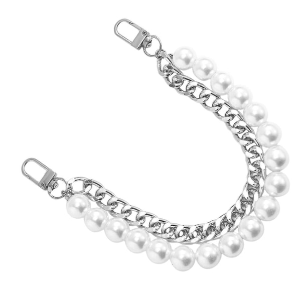 Fashion Artificial Pearls Bag Chain Strap Handbag Purse Replacement Chain