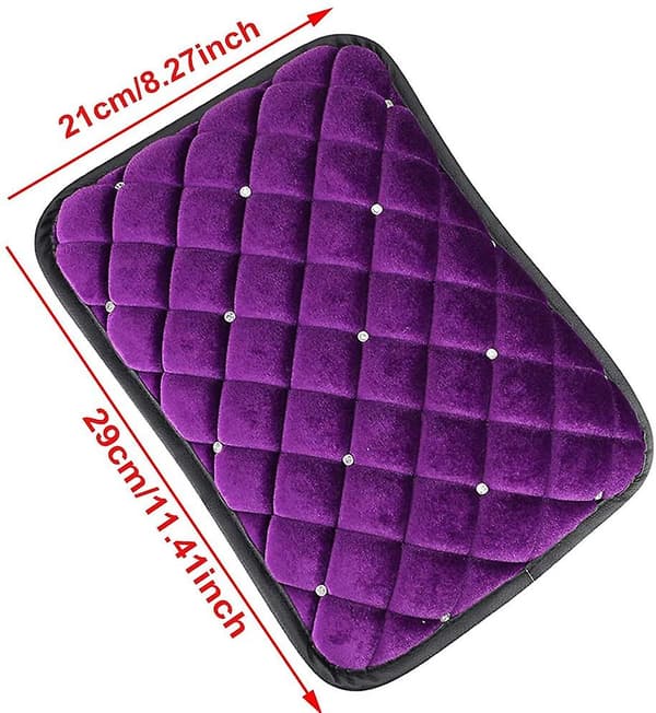 Pluss diamant bilinteriørtilbehør (armlene pute [lilla] (stor diamant)),
