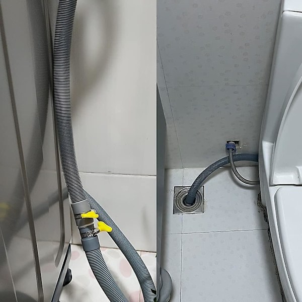 Universal Avloppsslang, Tvättmaskin Avloppsslang, 3m Universal Avloppsslang, Diskmaskinslang Förlängning, Slang Avloppsslang Förlängning