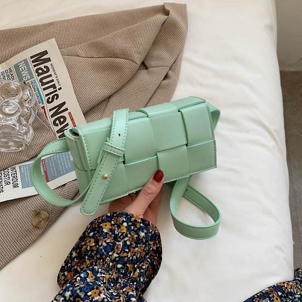Kvinders Taske Lille Taske Mode All-match Brysttaske Kvinde Sommer Messenger Talje Taske Trendy Ins Mode Kvinders Taske A916-250 Green 3