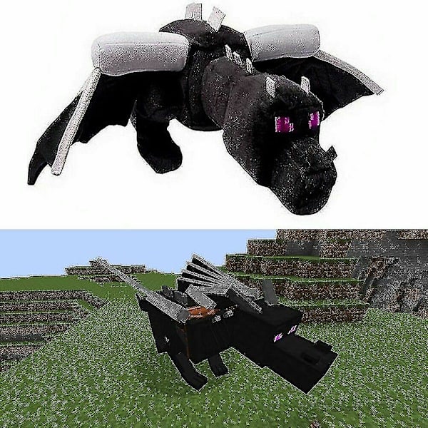 Minecraft 60cm Actionfigur Ender Dragon Ender Dragon Blød Plyslegetøj