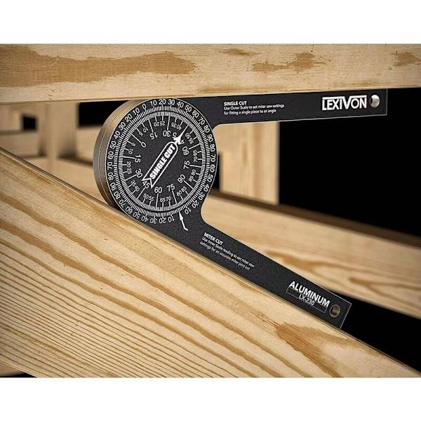 Alumiininen kulmamitta saha Protractor Angle Finder Gauge sisä- ja ulkopuolisella laserilla Tarkkuuskulma Finder puusepille, Pl