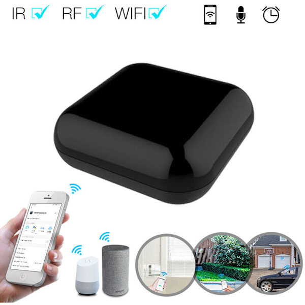 Wi-Fi-yhteensopiva älyohjain, äänikäyttöinen, infrapunaintelligentti (infrapunainen + RF-neliöohjain)