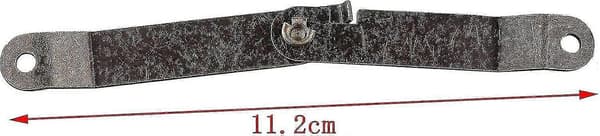 Sæt med 5 roterende foldbare bagklapshængsler, 67 x 11 mm - WEI KE