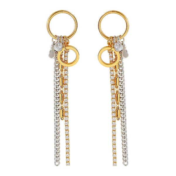 Örhänge Zirkon Tassels Mode Smycken Ac7150 C151