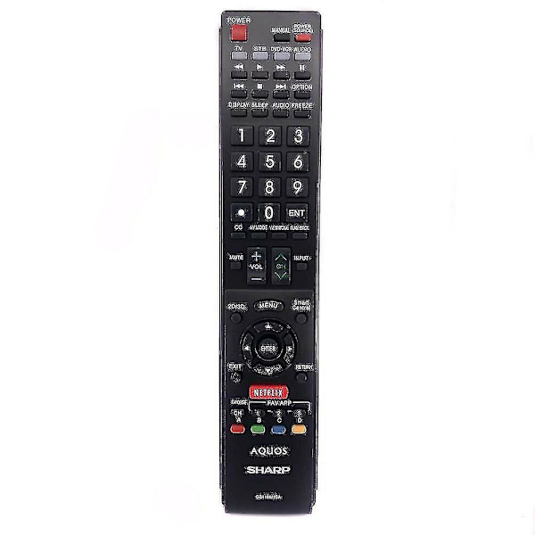 gb118wjsa Fjärrkontroll för Sharp Aquos TV Lc60c6600 Lc60c6600u Gb005wjsa