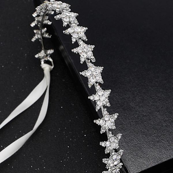 Strass-hiuskoristeet Helmi Koriste Hiuspannan Tassel Naisille
