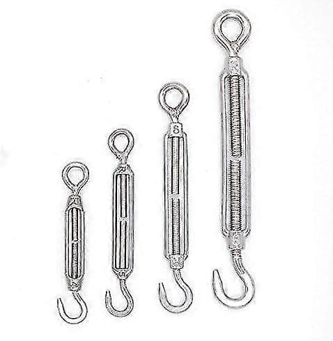 M4 Krok & Ögla Spännare 304 Rostfritt Stål - 5-pack