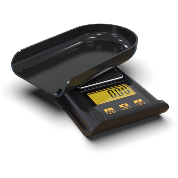 Elektronisk vægt 500 g/0,01 g mini elektronisk smykkevægt tevægt (sort)