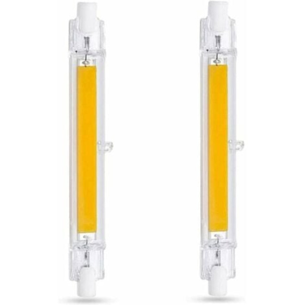 R7S LED-lampa 118mm 13W Kalla Vit 6000K, 1000LM, R7S J118 80W 100W Halogenlampa Ekvivalent, Ej Dimbar, R7S 118mm Slank