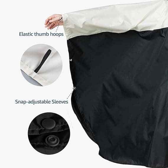 Splice Kevyt Vedenpitävä Hengittävä Ripstop-Poncho