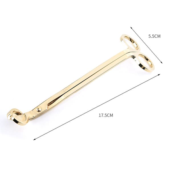 1 lyskjerneskjærer, 17,5 cm lysslukker