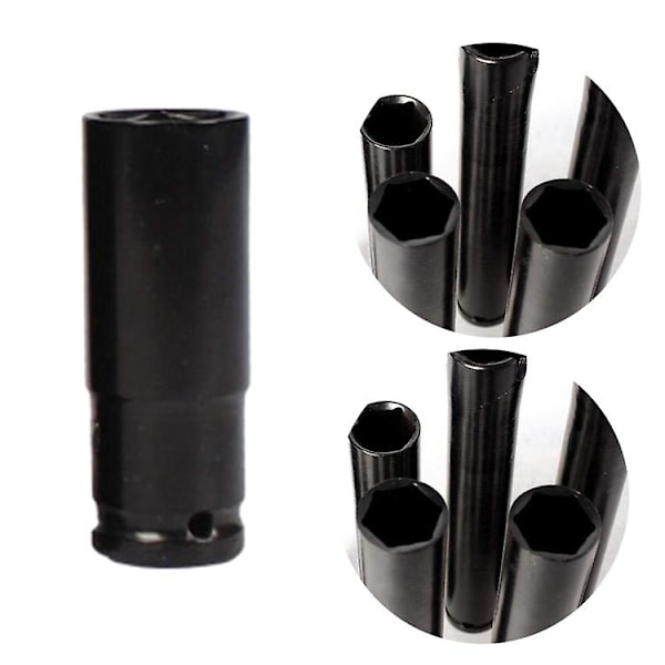 4 kpl 1/2 kuusiokolo jatkopala sähköavain - 18x78mm pitkä