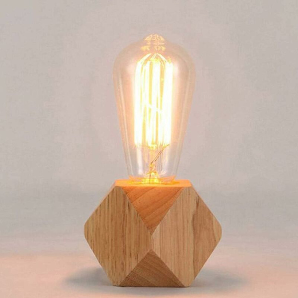 Diamant europeisk standard 7,5*8,0cm liten bordslampa mini trädekoration sovrum sovsal lampa, för sovrum, vardagsrum
