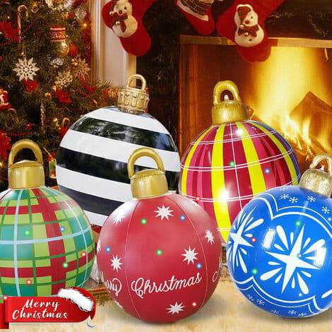 60CM Julekule Ornament Minneball, Julepynt, K