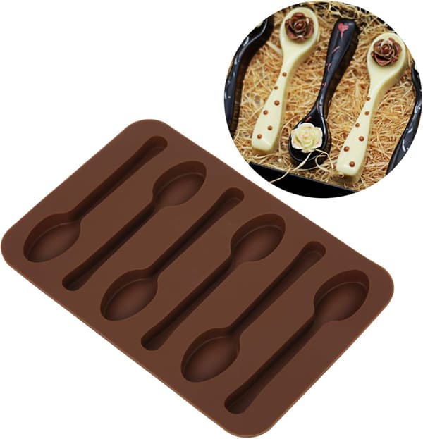 1 stk kake sjokolade mo, non-stick skjeform DIY bakeform