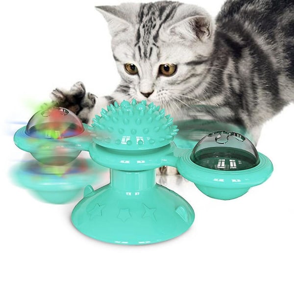 Husdjursleksaker Windmill Cat Toy (Windmill Lake Blue)