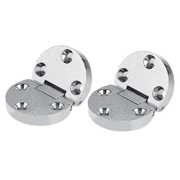 Zinklegering Klapbordshængsler - 2 stk. Oval Hardware til Klapborde og Møbler