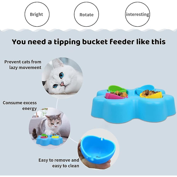 Hundpussel Långsam Matningsleksak, Hundmatningsleksak, Långsam Matningsleksak för Hund, Långsam Matningshundskål, Hundspel Hundskål Slo-bowl Långsam Matning