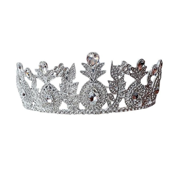 Jeweled Crowns Vackra Headpiece Bröllop Crown Bröllop Tiaras Håraccessoarer för bal födelsedag