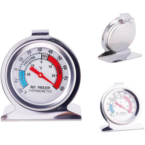 Rustfrit Stål Køleskab Termometer Fryser Termometer Fryser Termometer Fryser Termometer Termometer