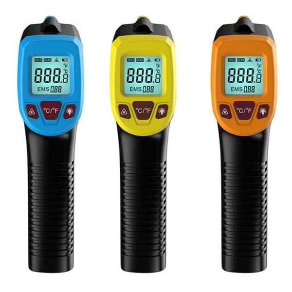 Infrarødt termometer, berøringsfritt digitalt lasertermometer -58°F til 1112°F (-50°C til 600°C)