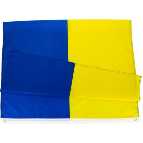 Ukrainsk flagg 150x90cm - Ukrainsk flagg 90 x 150 cm - 2 stk flagg