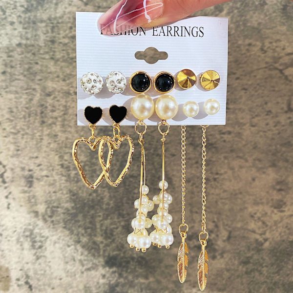 Örhängen Set Blomma Stud Fashion Smycken  B1961 SJ25265