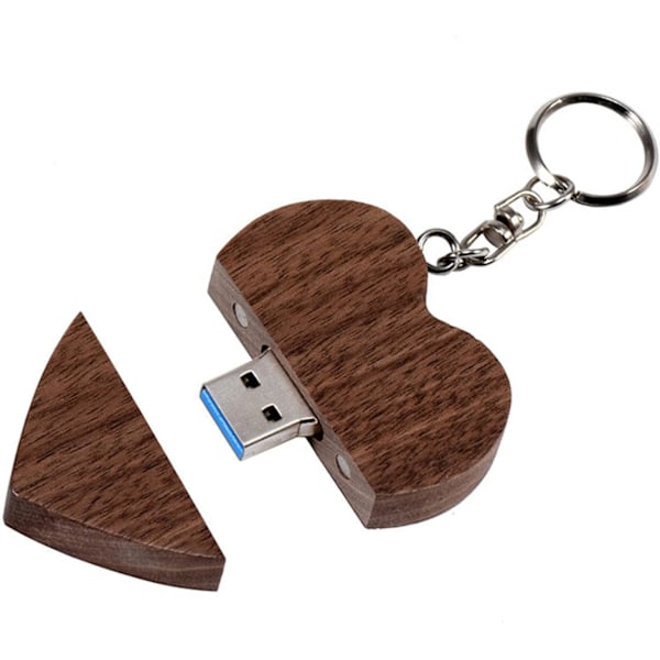 Træ U Disk Love U Disk (4GB),