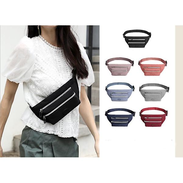 Casual Bröstväska Dam Bärbar Kassa Midjeväska Vattenavvisande Crossbody Ryggsäck