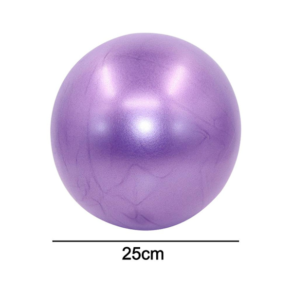 Träningsboll, Yogaboll, Pilatesboll, Stabilitetsboll, förbättrar balans, core-träning och fysioterapi Purple