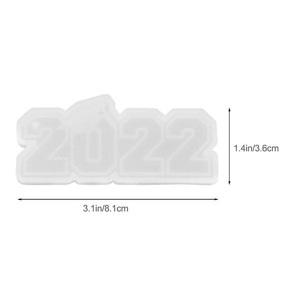 5 stk. Forme til Graduation Charm, 2022 Charm Forme, 2022 Vedhængsform