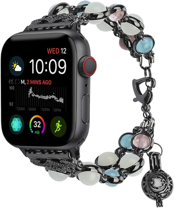 Til Apple Watch Rem 38/40mm Sort Serie 7 6 5 4 3 2 1&SE