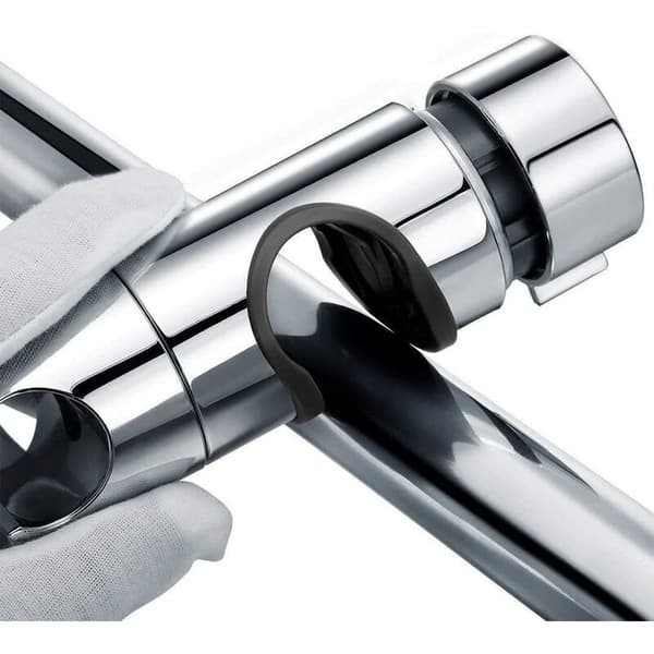 Justerbar hånddusjholder, dusjhodeholder, 18-25 mm justerbar diameter, ABS krom
