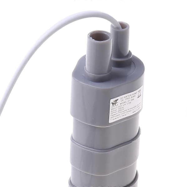 12V 1.2A för DC Mikro Dränkbar Motor Vattenpump 12L/Min 600L/H 5M 5.5x2.1 Fe
