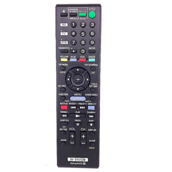 Ersättningsfjärrkontroll RM-ADP070 för Sony AV-system BDV-E780W HBD-E280 BDV-E980W HBD-E580 Fernbe